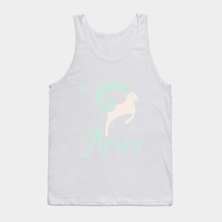 Aries March 21 - April 19 - Fire sign - Zodiac symbols Tank Top